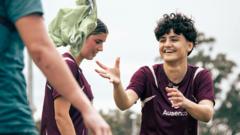 Iranian footballer says 'everything will be fine' as she trains with Oz team