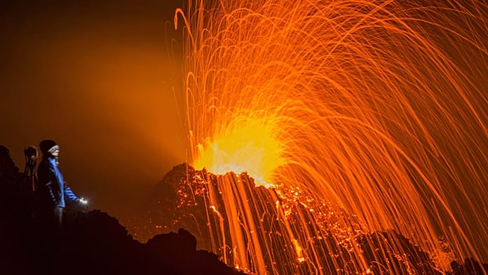 Lava flows reach ocean on Réunion island for first time in nearly two decades
